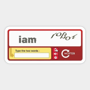 recaptcha Sticker